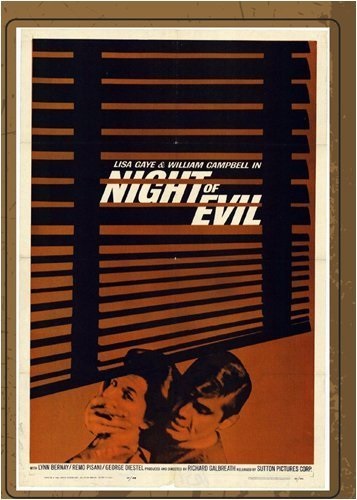 Night of Evil (1962) starring Lisa Gaye on DVD on DVD