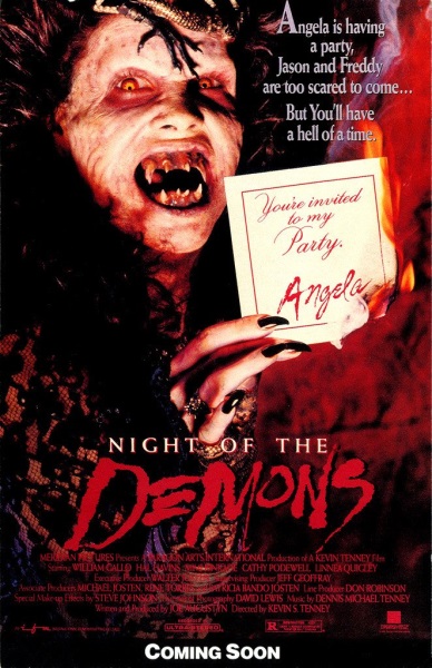 Night of the Demons (1988) starring Hal Havins on DVD on DVD