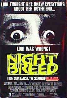 Nightbreed (1990) starring Craig Sheffer on DVD