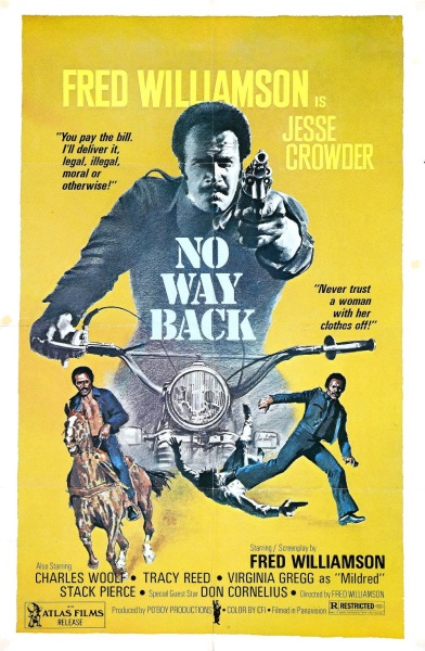 No Way Back (1976) starring Fred Williamson on DVD on DVD