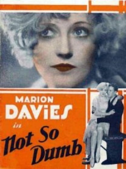 Not So Dumb (1930) starring Marion Davies on DVD on DVD