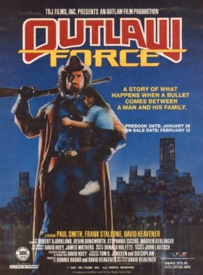 Outlaw Force (1988) starring David Heavener on DVD