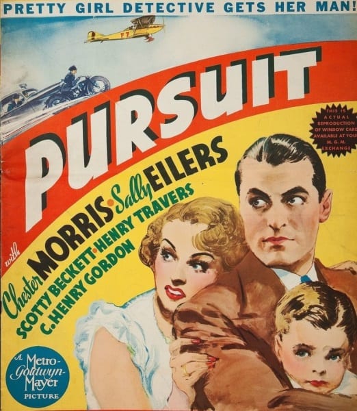 Pursuit (1935) starring Chester Morris on DVD - DVD Lady - Classics on DVD