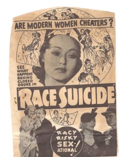 Race Suicide (1938) starring Willy Castello on DVD on DVD