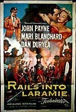 Rails Into Laramie (1954) starring John Payne on DVD on DVD