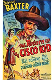 Return of the Cisco Kid (1939) starring Warner Baxter on DVD on DVD