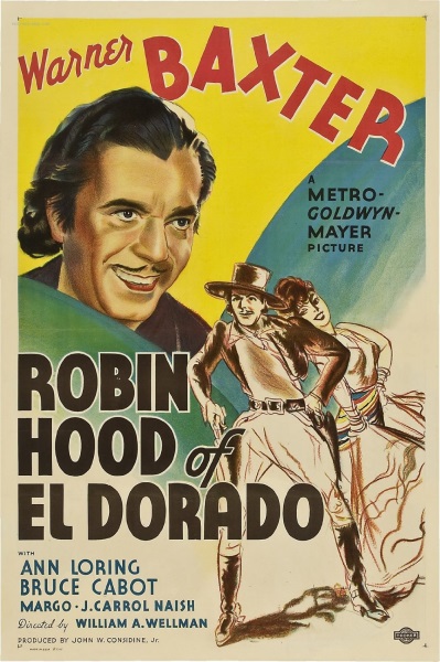 Robin Hood of El Dorado (1936) starring Warner Baxter on DVD on DVD