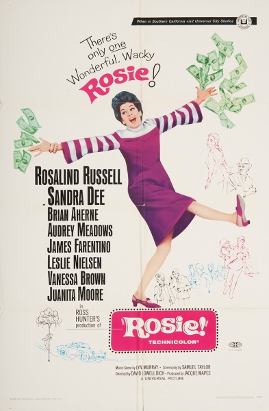Rosie! (1967) starring Rosalind Russell on DVD on DVD