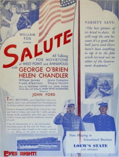 Salute (1929) starring George O'Brien on DVD on DVD
