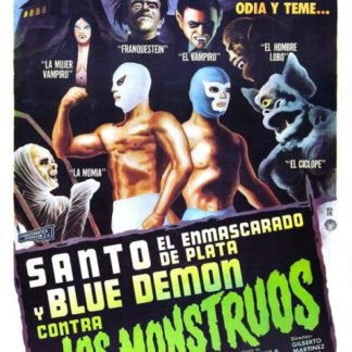 Santo and Blue Demon Against the Monsters (1970) with English Subtitles on DVD