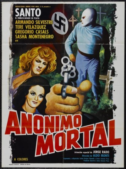 Santo en Anónimo mortal (1975) with English Subtitles on DVD on DVD