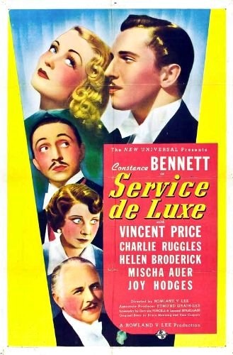 Service de Luxe (1938) starring Constance Bennett on DVD on DVD