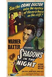Shadows in the Night (1944) starring Warner Baxter on DVD on DVD