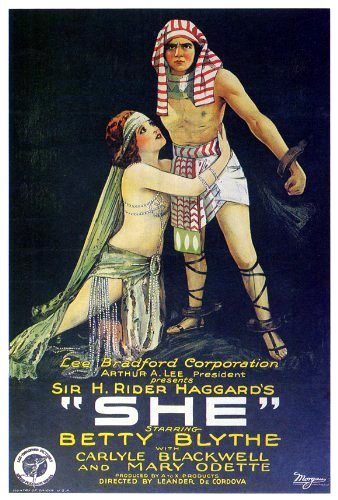 She (1925) starring Betty Blythe on DVD DVD She (1925) starring Betty Blythe on DVD