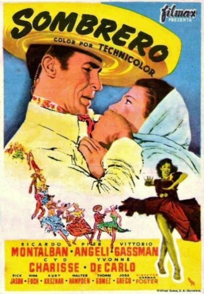 Sombrero (1953) starring Ricardo Montalban on DVD on DVD