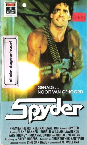 Spyder (1988) starring Blake Bahner on DVD on DVD