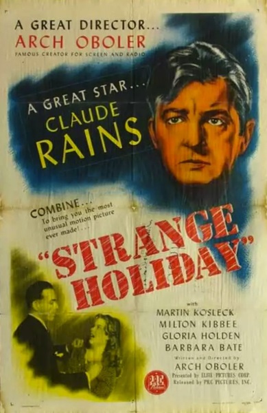 Strange Holiday (1945) starring Claude Rains on DVD on DVD