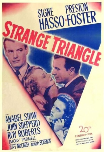 Strange Triangle (1946) starring Signe Hasso on DVD on DVD