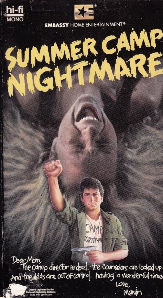 Summer Camp Nightmare (1987) starring Chuck Connors on DVD on DVD
