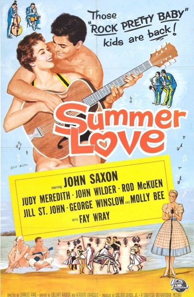 Summer Love (1957) starring John Saxon on DVD on DVD
