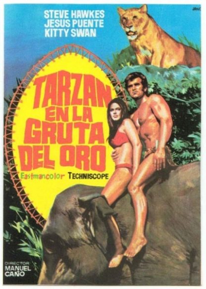 Tarzan in the Golden Grotto (1969) starring Steve Hawkes on DVD on DVD
