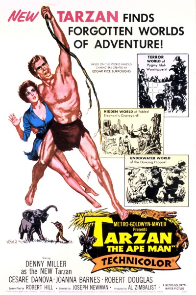 Tarzan, the Ape Man (1959) starring Denny Miller on DVD on DVD