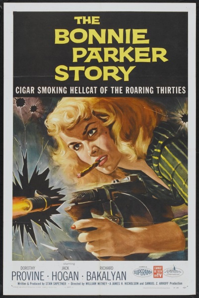 The Bonnie Parker Story (1958) starring Dorothy Provine on DVD on DVD