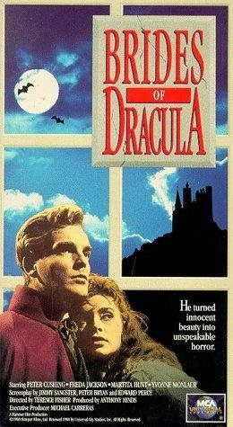 The Brides of Dracula (1960) starring Peter Cushing on DVD on DVD