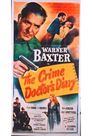 The Crime Doctor's Diary (1949) starring Warner Baxter on DVD on DVD