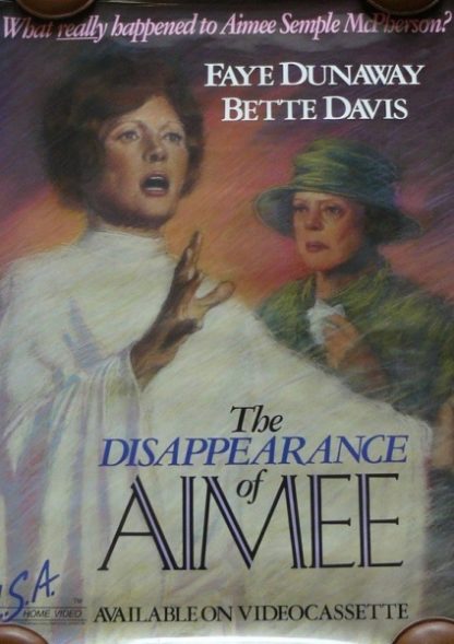 The Disappearance of Aimee (1976) starring Faye Dunaway on DVD on DVD