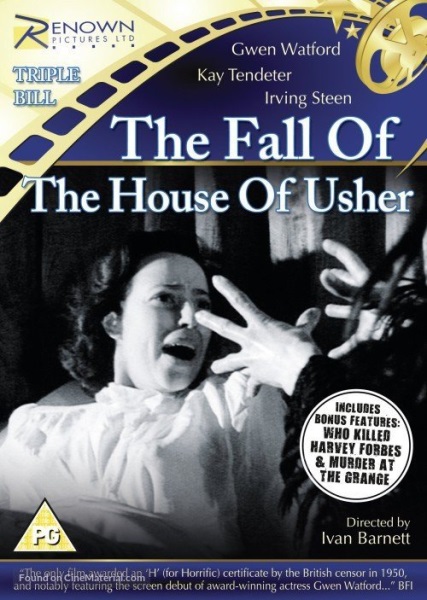The Fall of the House of Usher (1950) starring Gwen Watford on DVD on DVD