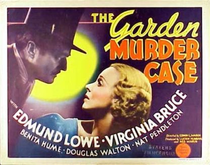 The Garden Murder Case (1936) starring Edmund Lowe on DVD on DVD
