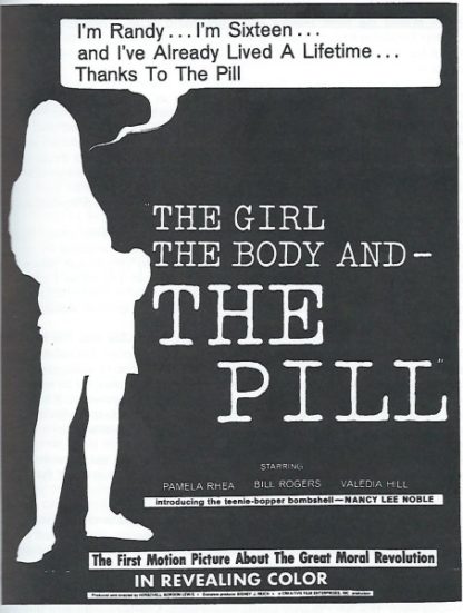 The Girl, the Body, and the Pill (1967) starring Pamela Rhae on DVD on DVD