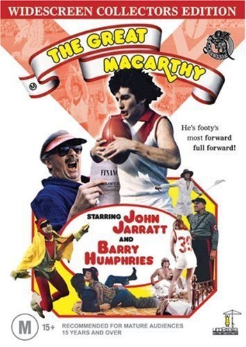 The Great MacArthy (1975) starring John Jarratt on DVD on DVD