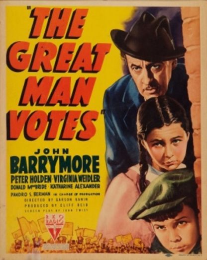 The Great Man Votes (1939) starring John Barrymore on DVD on DVD