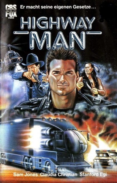 The Highwayman (1987) starring Sam J. Jones on DVD on DVD