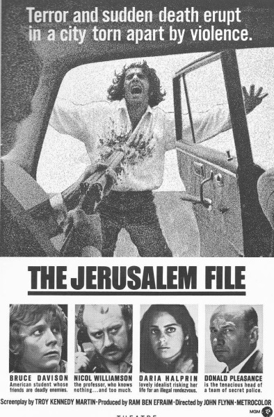 The Jerusalem File (1972) starring Bruce Davison on DVD on DVD