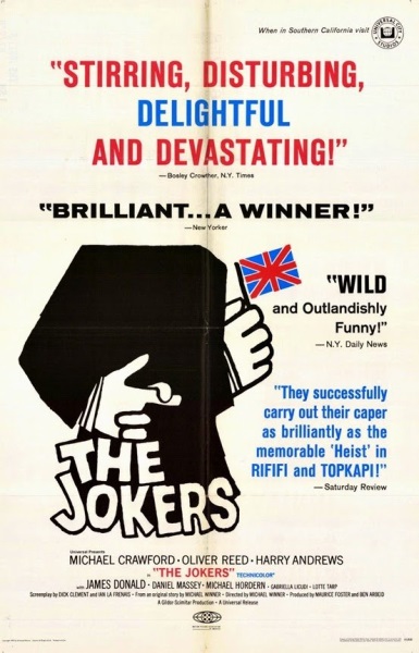 The Jokers (1967) starring Michael Crawford on DVD on DVD