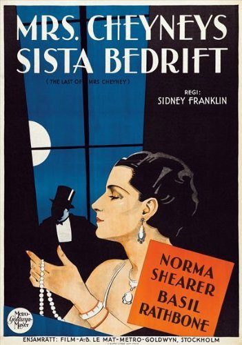 The Last of Mrs. Cheyney (1929) starring Norma Shearer on DVD DVD The Last of Mrs. Cheyney (1929) starring Norma Shearer on DVD