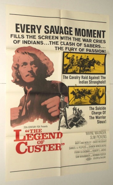 The Legend of Custer (1968) starring Wayne Maunder on DVD on DVD
