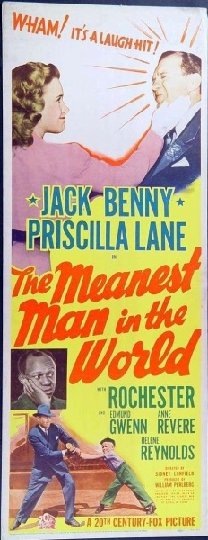 The Meanest Man in the World (1943) starring Jack Benny on DVD on DVD