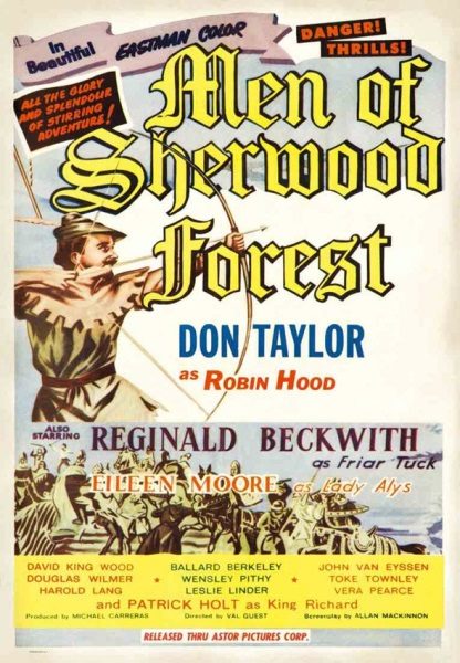 The Men of Sherwood Forest (1954) starring Don Taylor on DVD on DVD