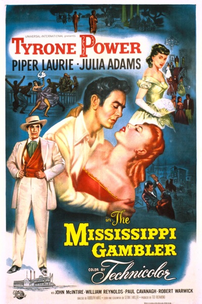The Mississippi Gambler (1953) starring Tyrone Power on DVD on DVD