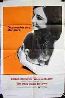 The Only Game in Town (1970) starring Elizabeth Taylor on DVD