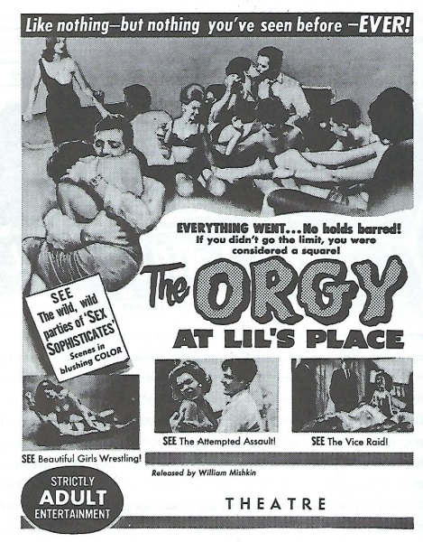 The Orgy at Lil's Place (1963) starring June Ashley on DVD on DVD