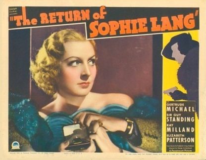 The Return of Sophie Lang (1936) starring Gertrude Michael on DVD on DVD