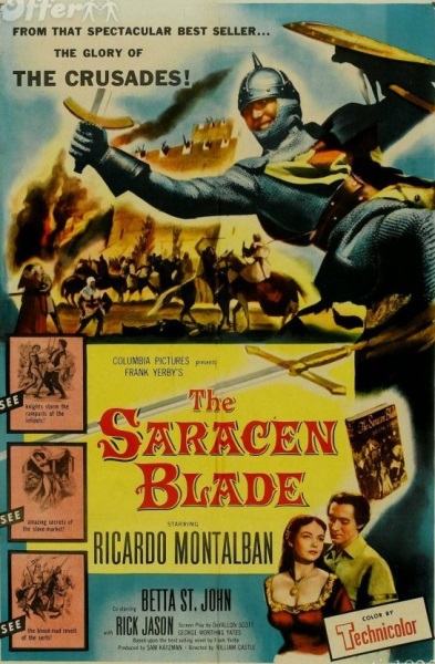 The Saracen Blade (1954) starring Ricardo Montalban on DVD on DVD