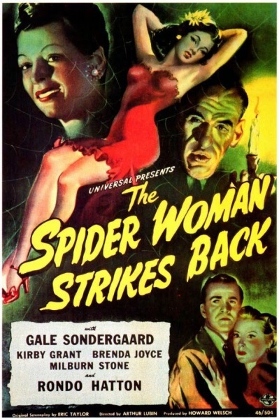 The Spider Woman Strikes Back (1946) starring Gale Sondergaard on DVD on DVD