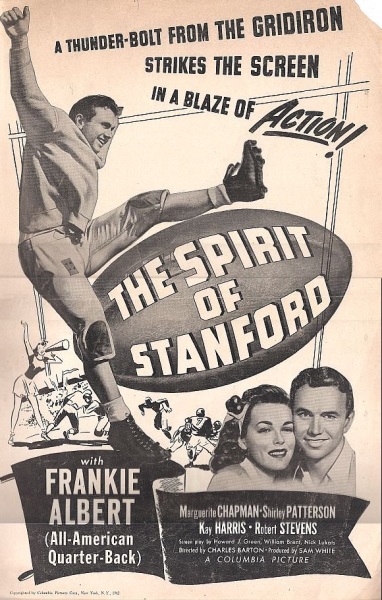 The Spirit of Stanford (1942) starring Frankie Albert on DVD on DVD
