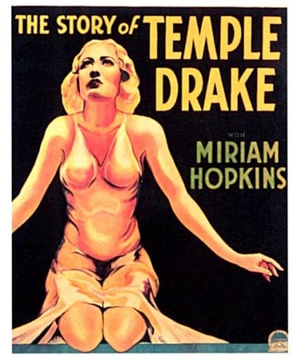 The Story of Temple Drake (1933) starring Miriam Hopkins on DVD on DVD